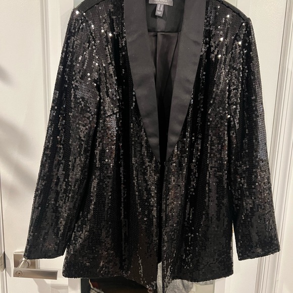 Lisa Rinna Black Sequin Pants Set - Picture 5 of 8